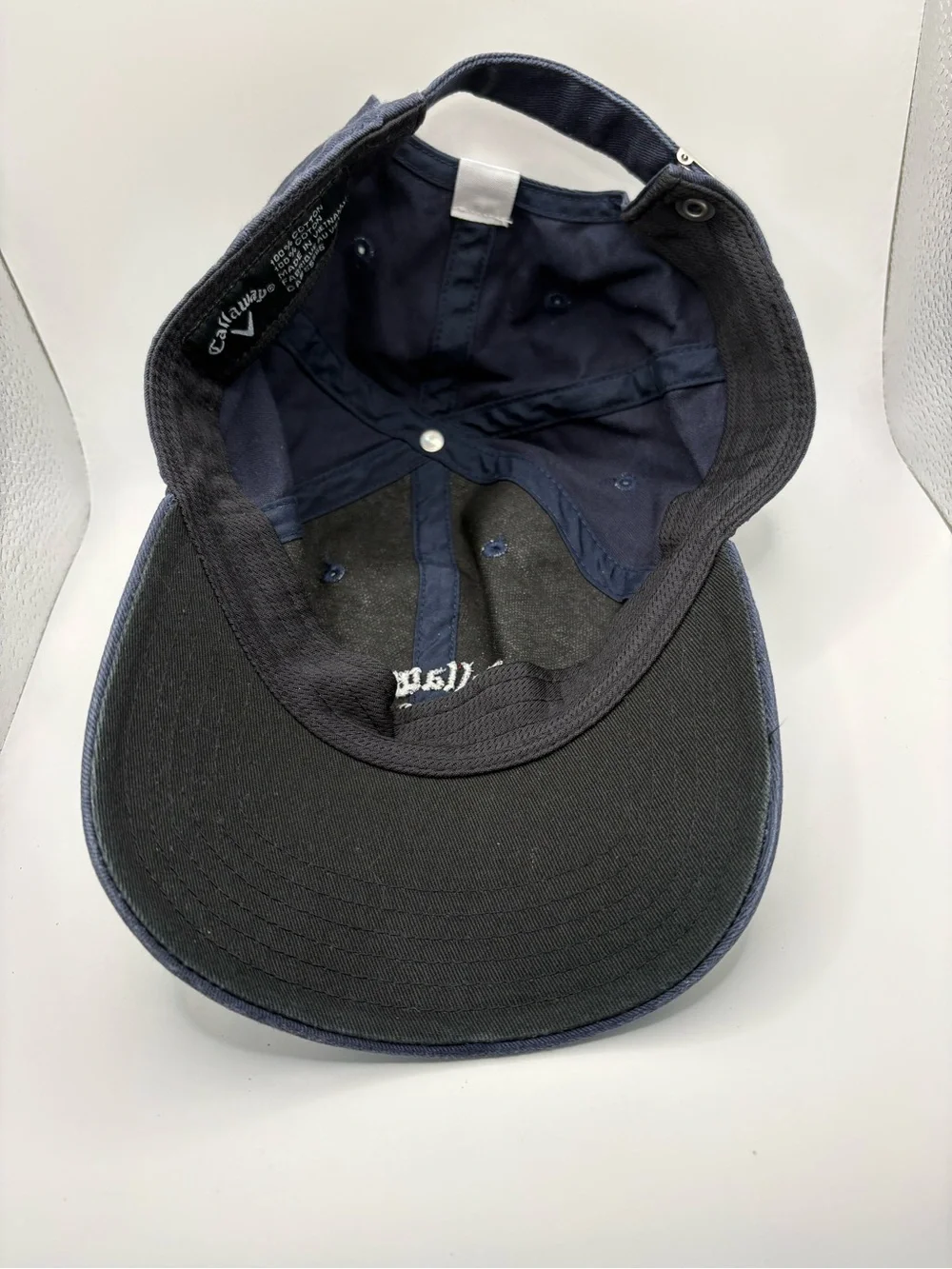 Callaway Golf Navy Blue Adjustable Logo Hat Cap
